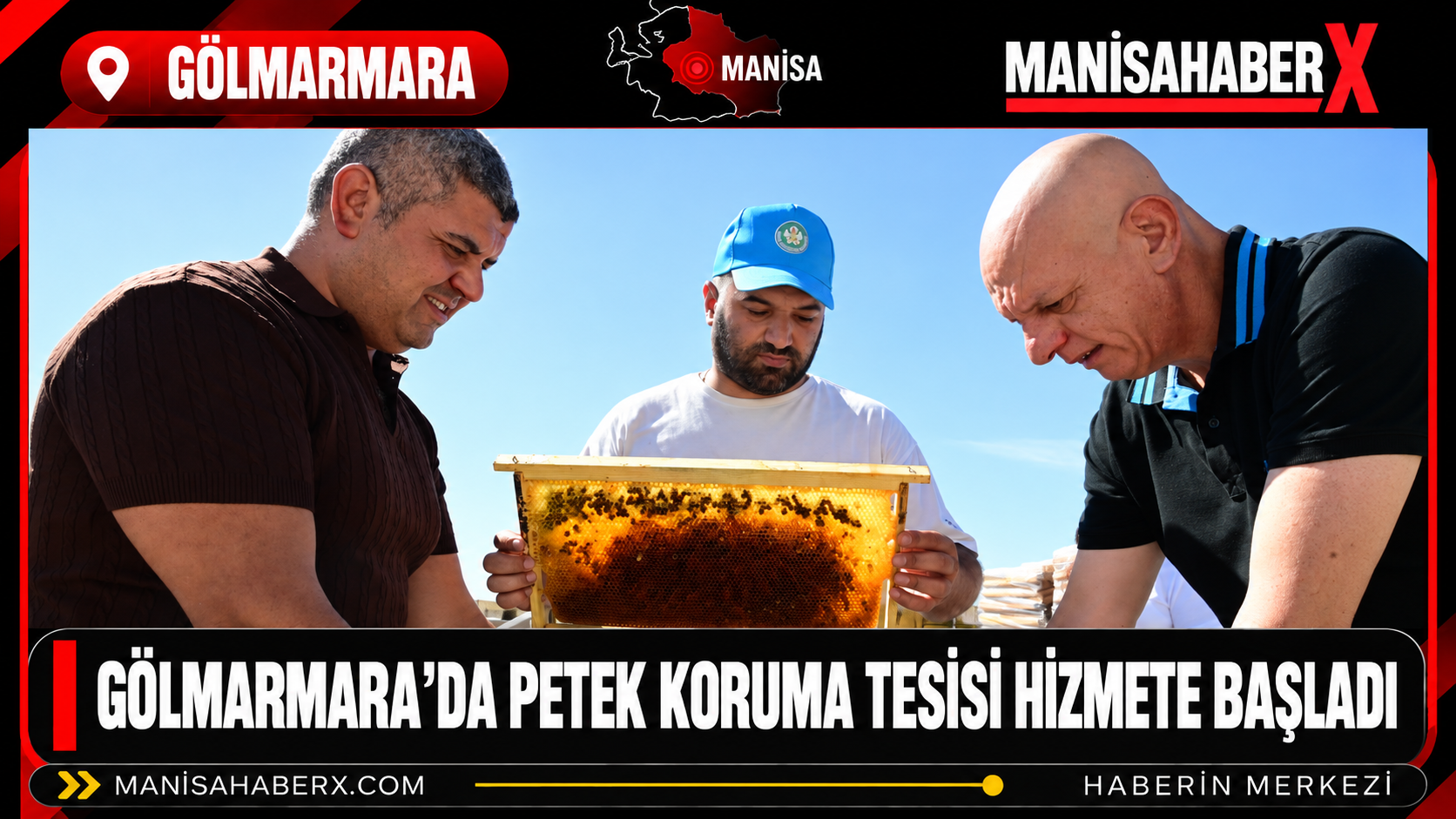 Gölmarmara’da Petek Koruma Tesisi Hizmete Başladı
