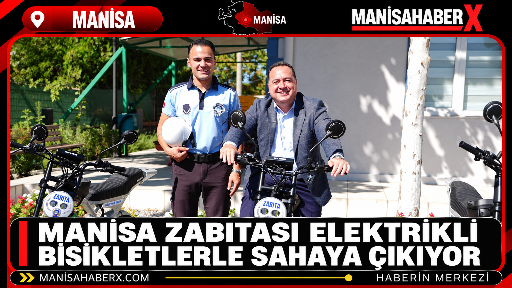 Manisa Zabıtası Elektrikli Bisikletlerle Sahaya Çıkıyor