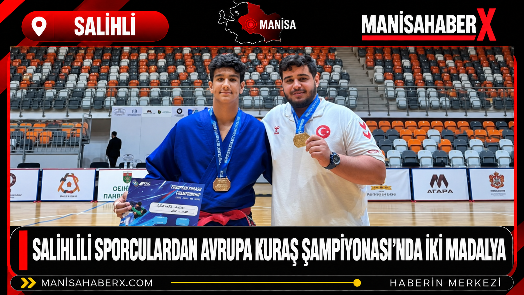 Salihlili Sporculardan Avrupa Kuraş Şampiyonası’nda İki Madalya