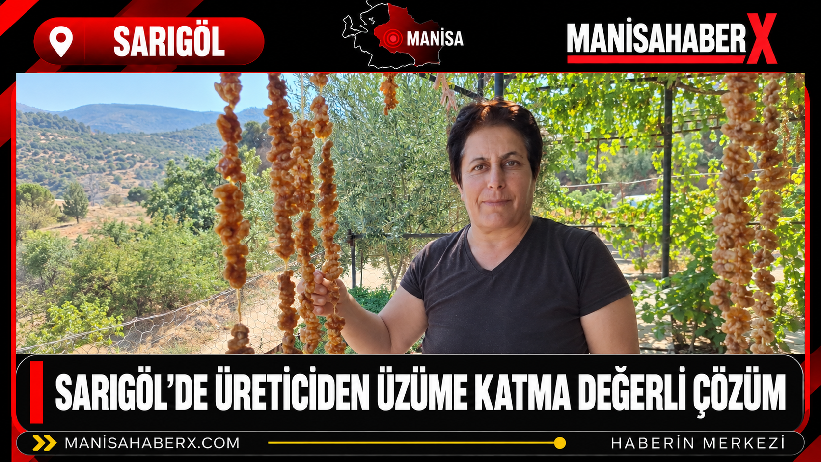 Sarıgöl’de Üreticiden Üzüme Katma Değerli Çözüm