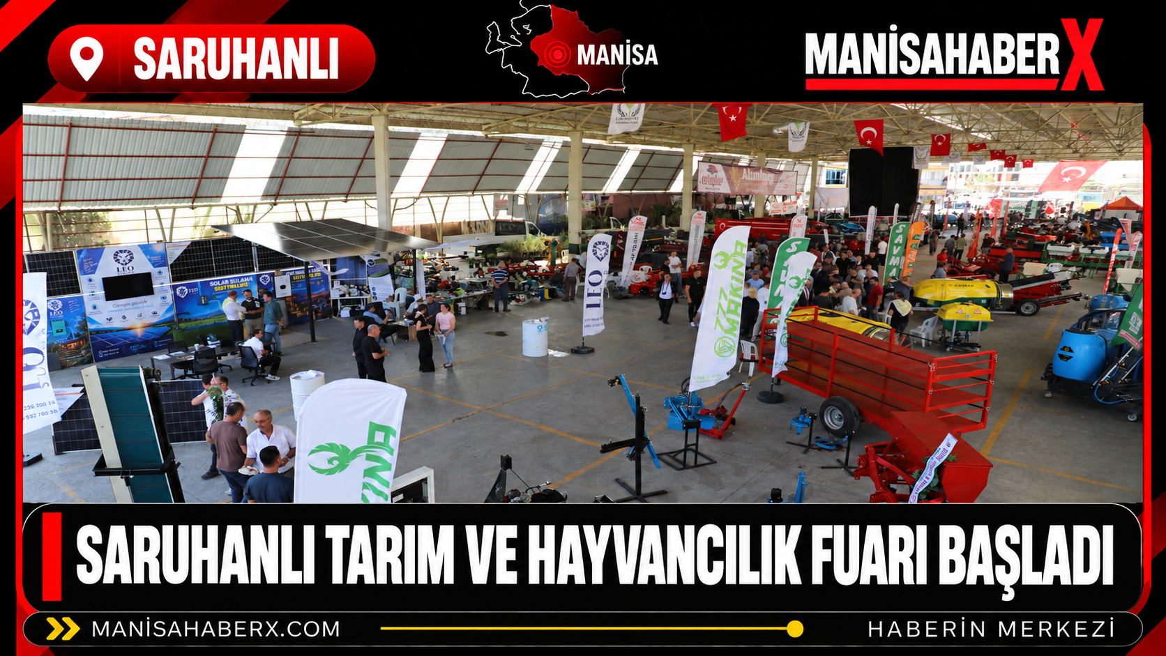 Saruhanlı Tarım ve Hayvancılık Fuarı Başladı