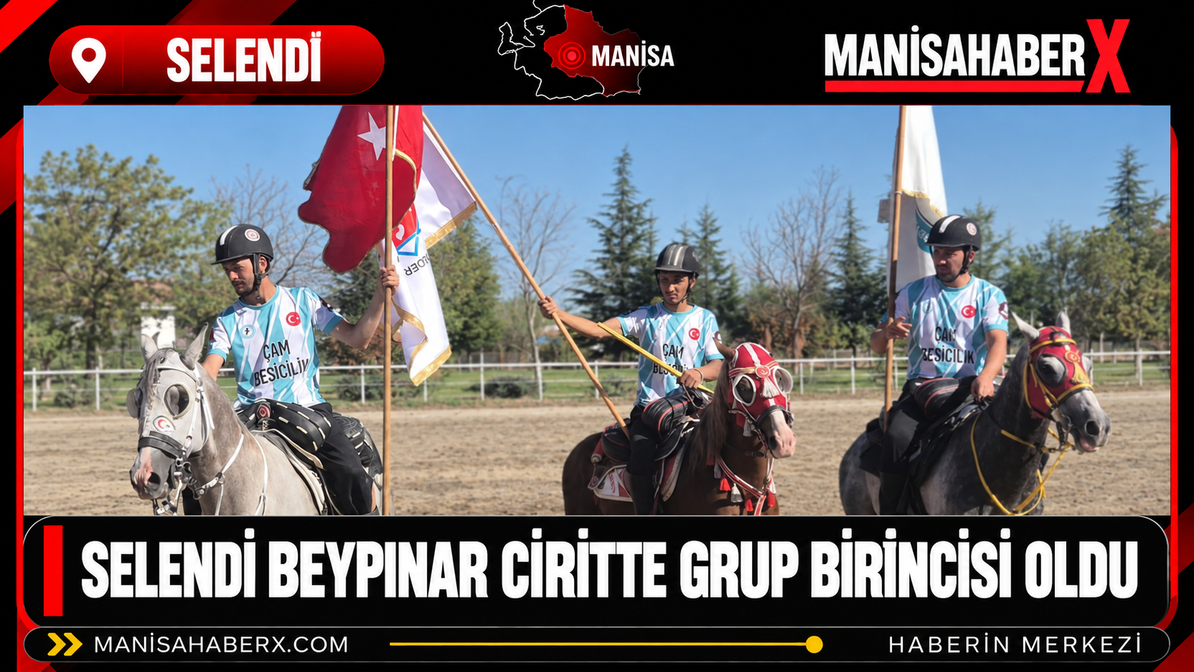 Selendi Beypınar Ciritte Grup Birincisi Oldu