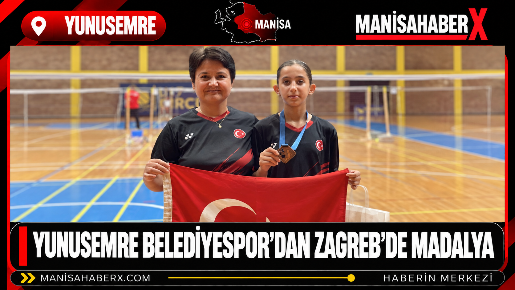 Yunusemre Belediyespor’dan Zagreb’de Madalya