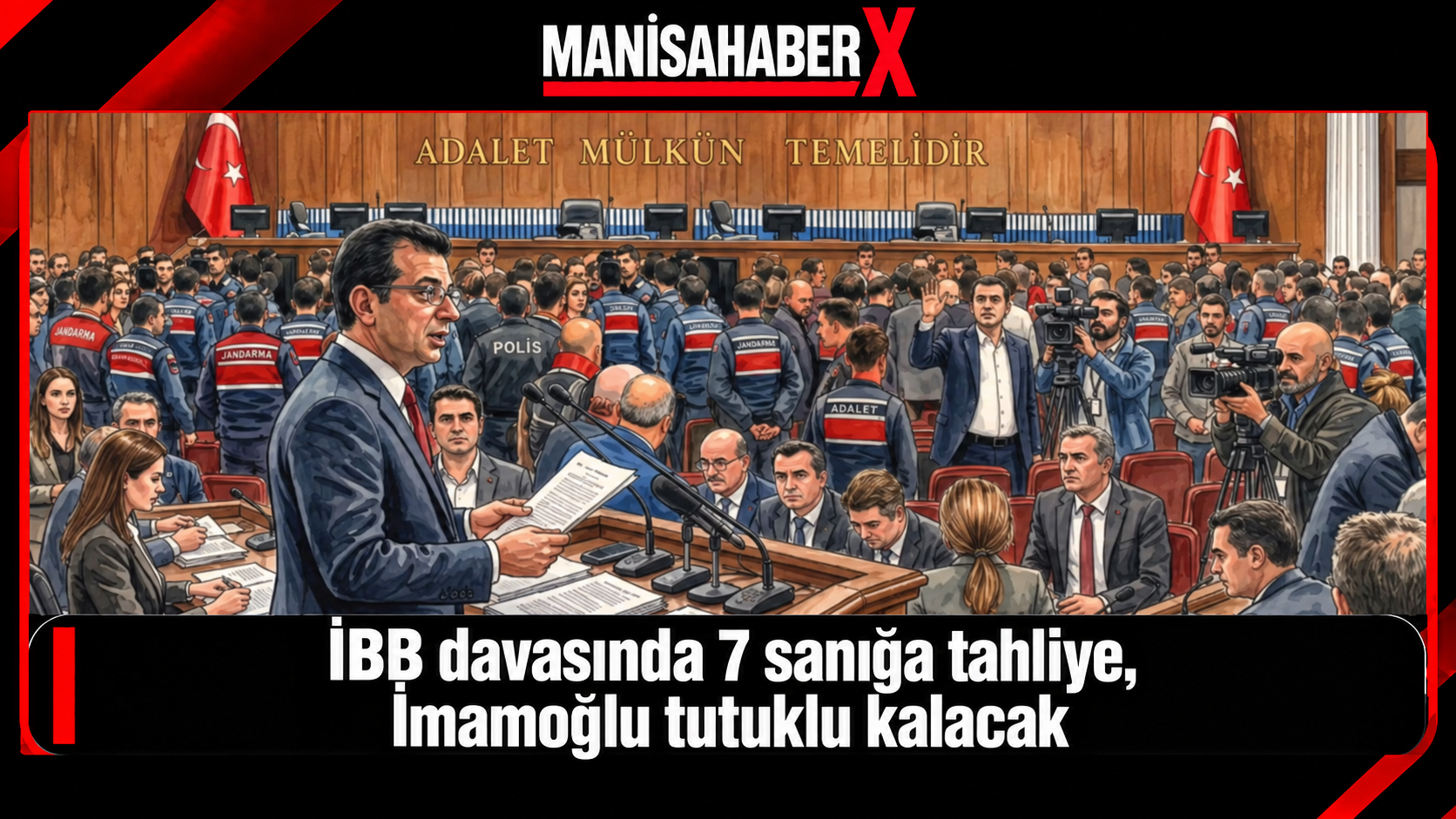 İBB davasında 7 sanığa tahliye, İmamoğlu tutuklu kalacak